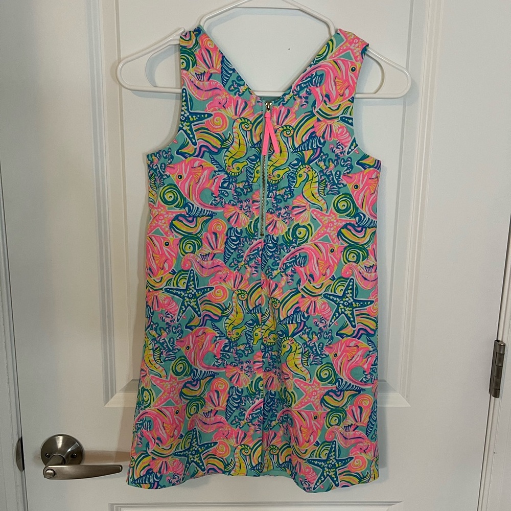 Sigird Olsen Girls Tropical Print Dress - Picture 5 of 5
